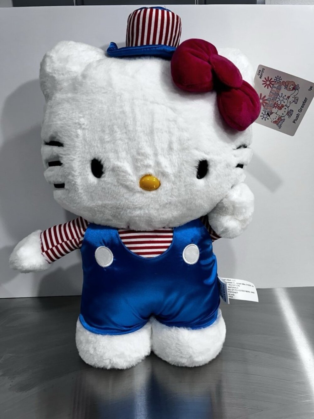 2026 Hello Kitty Greeter Patriotic July 4th Americana Patriotic 19” Uncle Sam